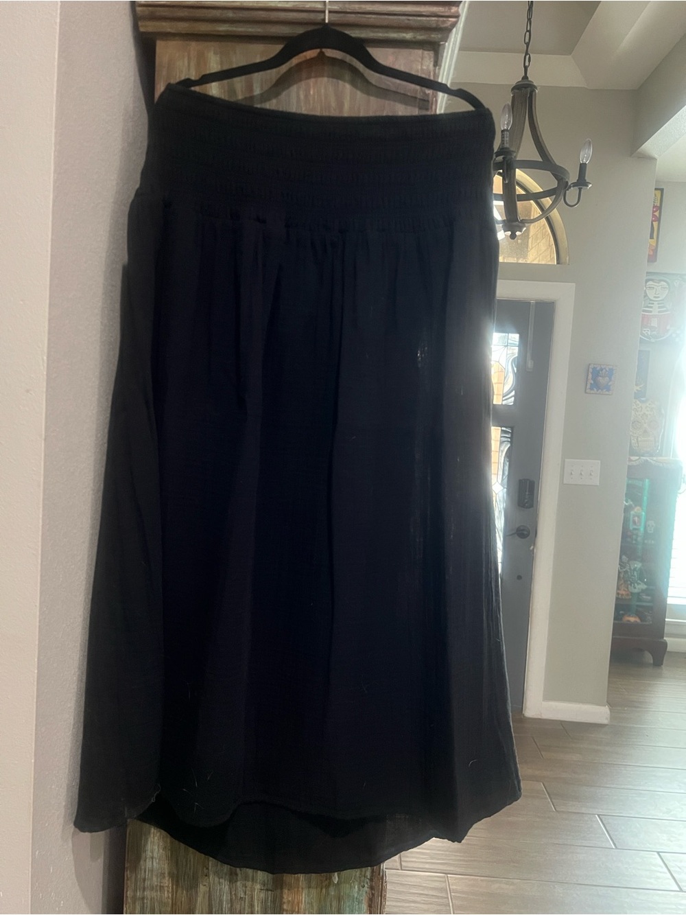 Old Navy Black Strapless Maxi Dress